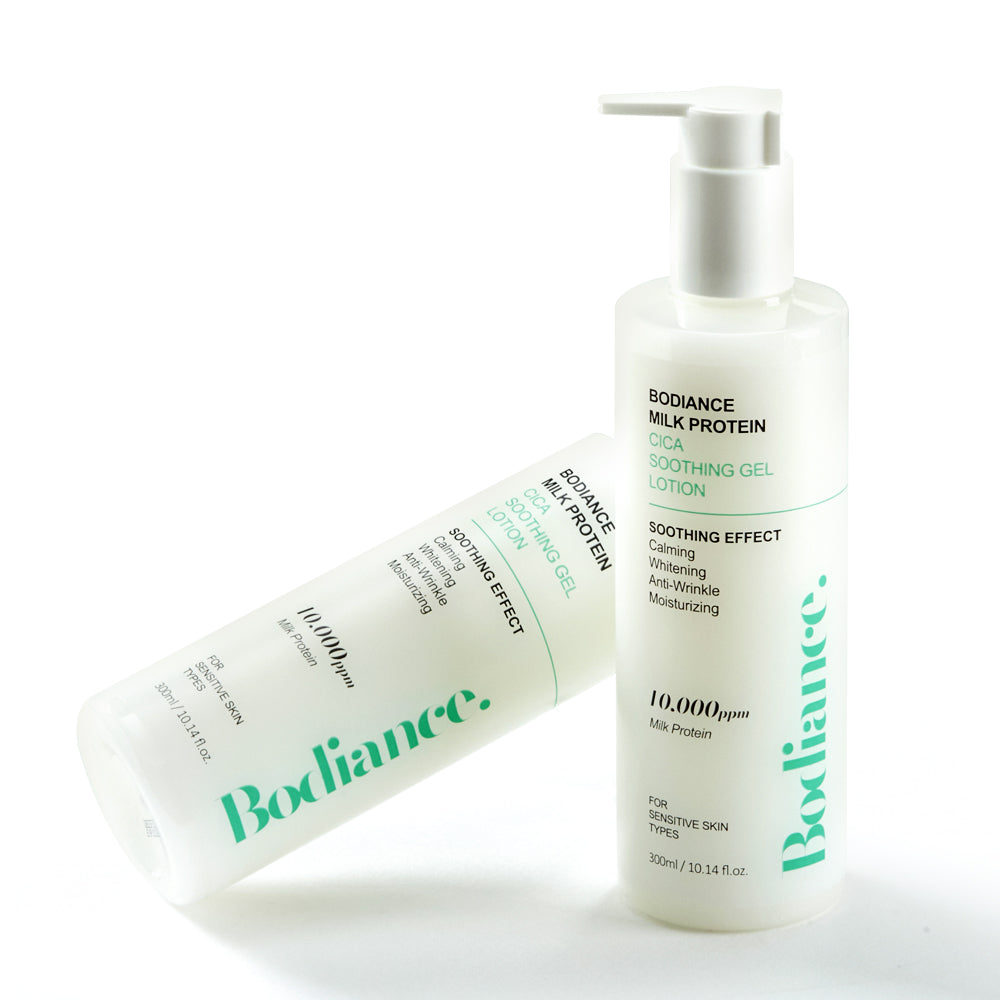 Успокаивающий гель-лосьон с церамидами Bodiance Milk Protein Cica Soothing Gel Lotion