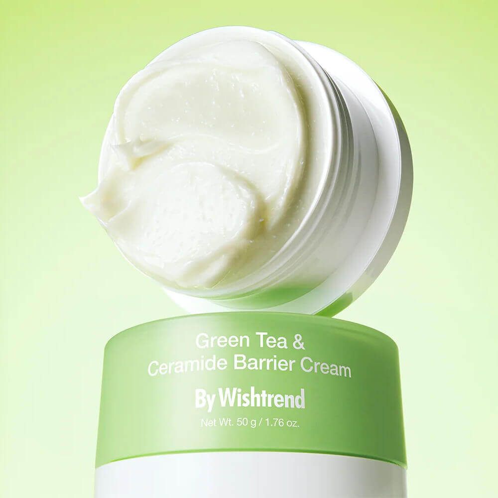 Mitrinošs krēms By Wishtrend Greentea & Ceramide Barrier Cream