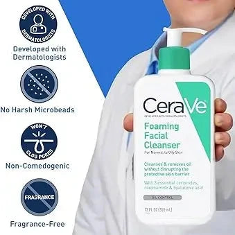 Attīrošs gels CERAVE Foaming Cleanser