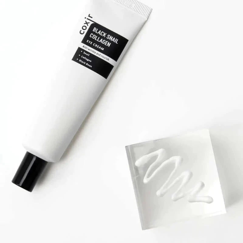 Krēms ādai ap acīm ar kolagēnu un melno gliemežu ekstraktu COXIR Black Snail Collagen Eye Cream