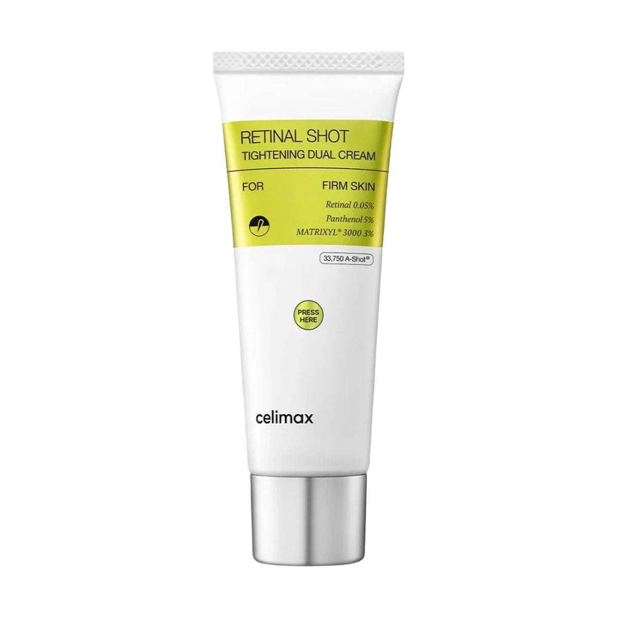 Divkāršas iedarbības nakts krēms Celimax The Vita-A Retinal Shot Tightening Dual Cream