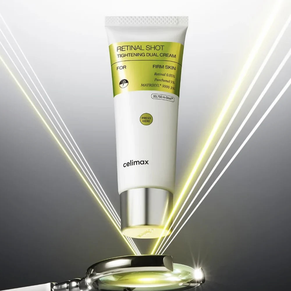 Divkāršas iedarbības nakts krēms Celimax The Vita-A Retinal Shot Tightening Dual Cream