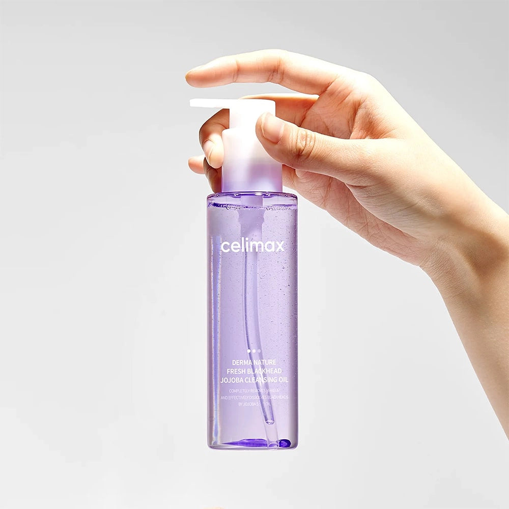 Hidrofīlā eļļa melno punktiņu novēršanai Celimax Derma Nature Fresh Blackhead Jojoba Cleansing Oil