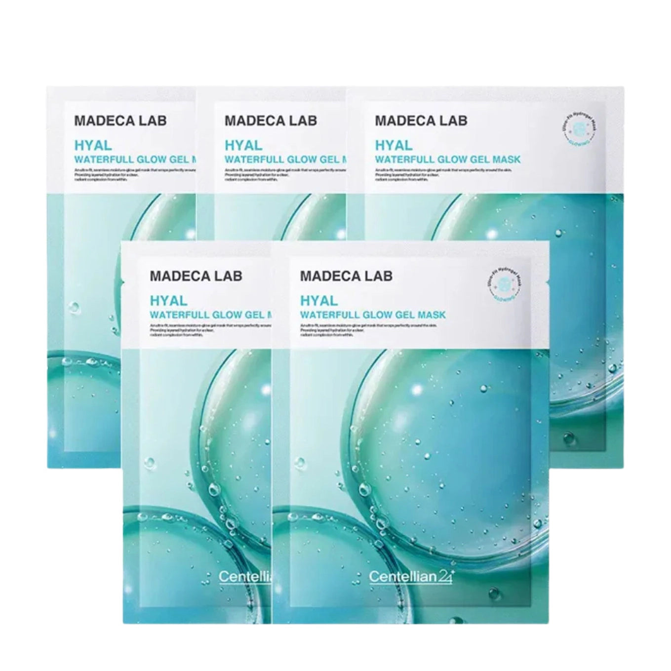 Mitrinoša gēla maska Centellian24 Hyal Waterfull Glow Gel Mask