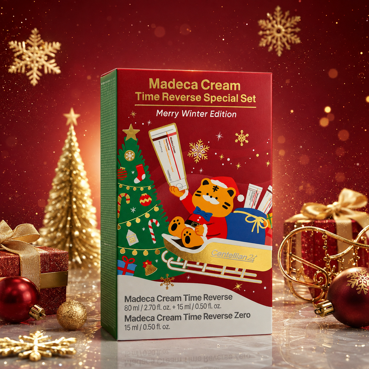 Krēmu komplekts Centellian24 Madeca Cream Time Reverse Set Merry Winter Edition