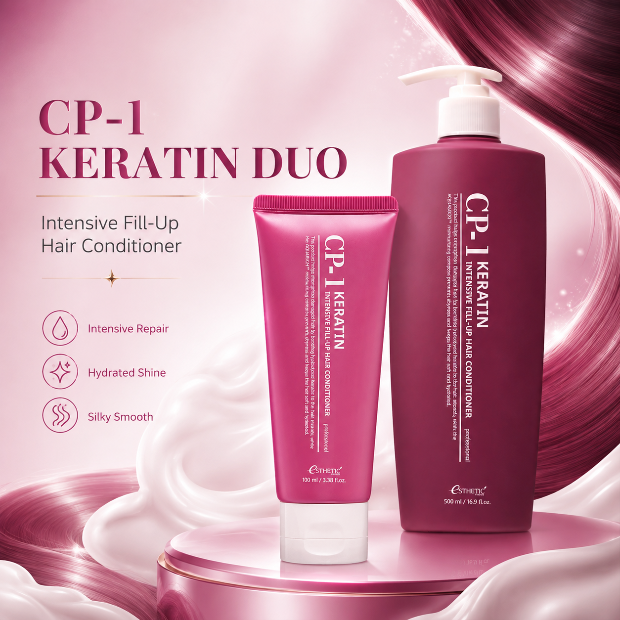 Кондиционер для волос Esthetic House CP-1 Keratin Intensive Fill-Up Hair Conditioner