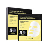 Hidrogēla maska ar gliemežu mucīnu Cosrx Advanced Snail Mucin Glass Glow Hydrogel Mask