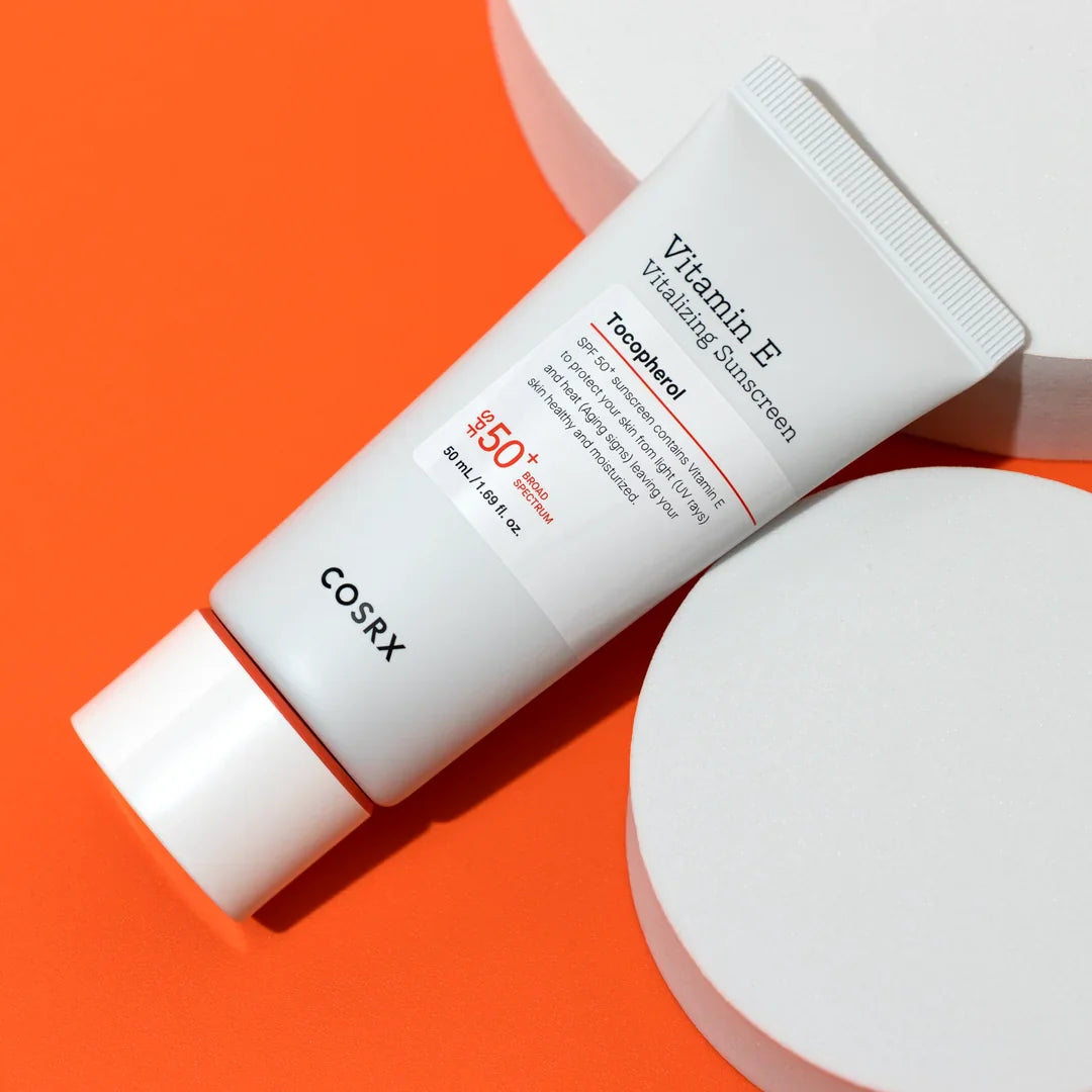 Лёгкий солнцезащитный крем COSRX Vitamin E Vitalizing Sunscreen SPF50 PA++++