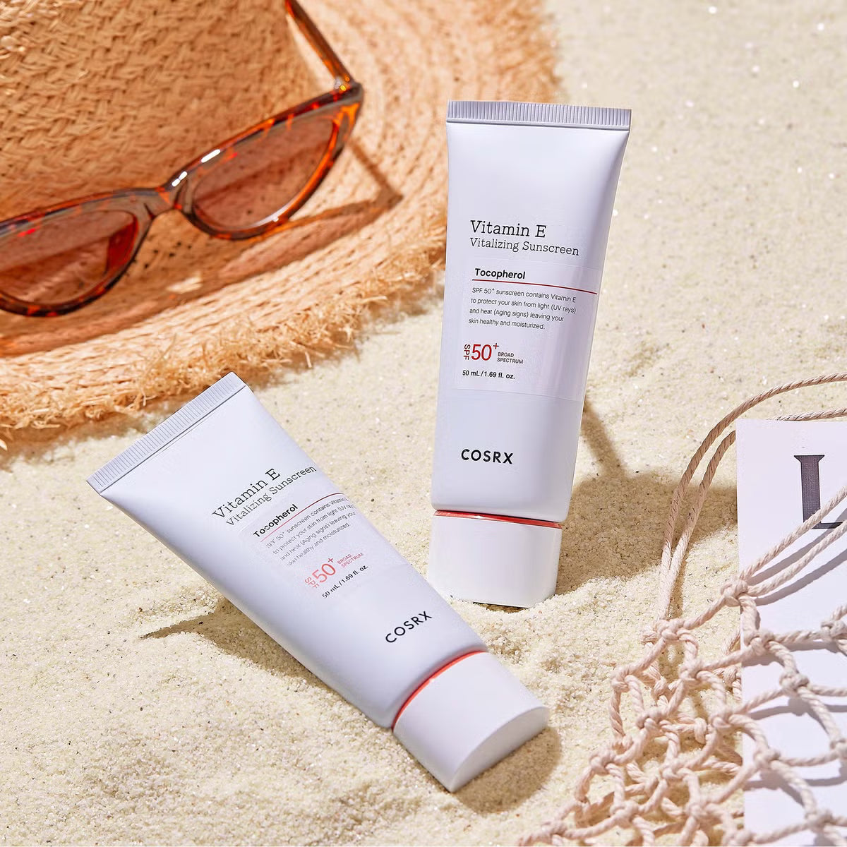 Лёгкий солнцезащитный крем COSRX Vitamin E Vitalizing Sunscreen SPF50 PA++++