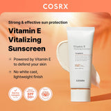 Лёгкий солнцезащитный крем COSRX Vitamin E Vitalizing Sunscreen SPF50 PA++++