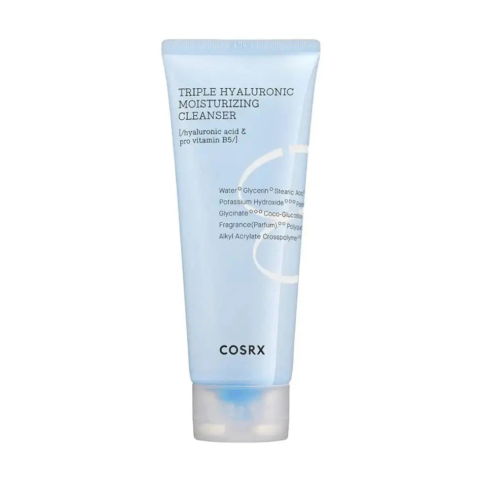 Attīrošas putas ar hialuronskābes kompleksu Cosrx Hydrium Triple Hyaluronic Moisturizing Cleanser