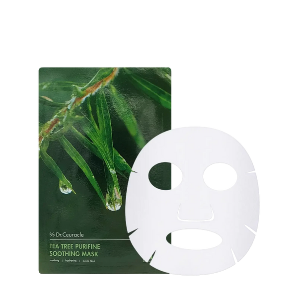 Auduma maska sejai ar tējas koka ekstraktu Dr.Ceuracle Tea Tree Purifine Soothing Mask