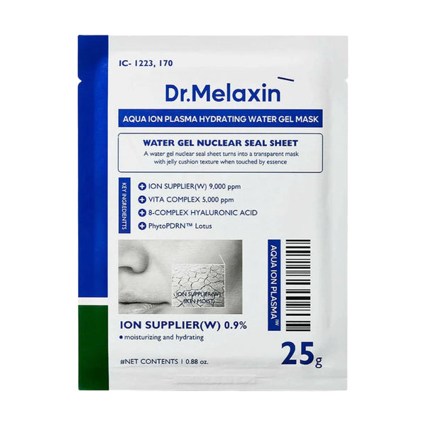 Mitrinoša auduma maska Dr.Melaxin Aqua Ion Plasma Water Gel Mask