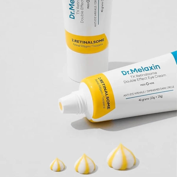 Acu krēms ar retinālu un traneksamīnskābi Dr.Melaxin TX Retinalsome Double Effect Eye Cream