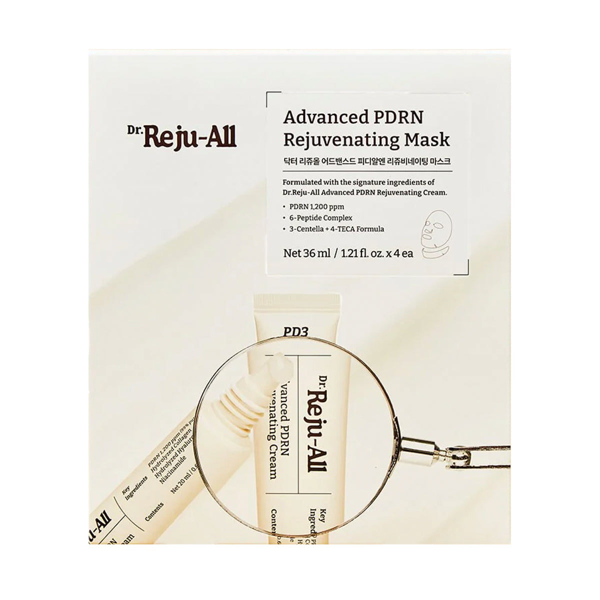 Sejas un kakla maska Dr. Reju-All Advanced PDRN Rejuvenating Mask