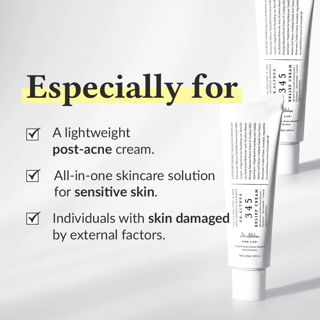 Nomierinošs krēms ar resveratrolu Dr. Althea 345 Relief Cream