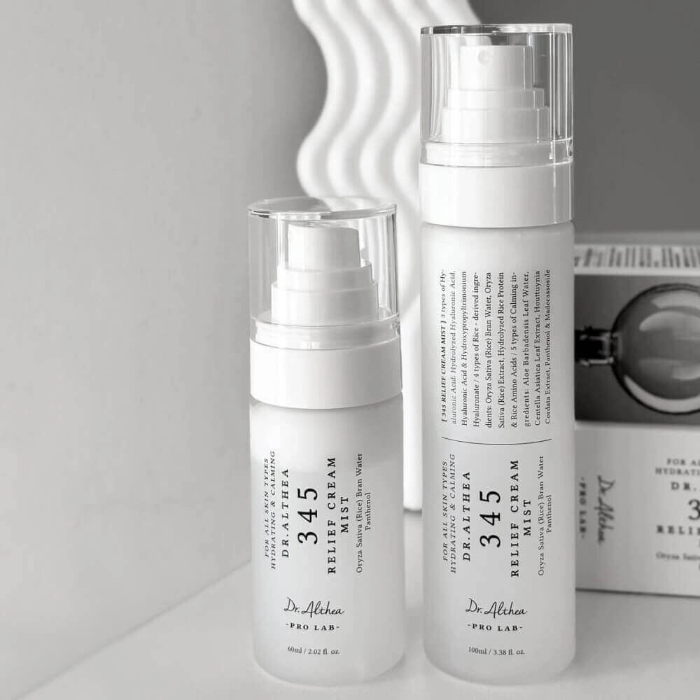 Nomierinošs un atjaunojošs krēma mists Dr. Althea 345 Relief Cream Mist