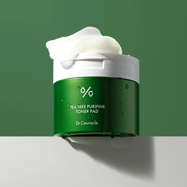 Ar toniku piesūcināti un tējas koku bagātināti spilventiņi problemātiskai ādai Dr. Ceuracle Tea Tree Purifine Toner Pad
