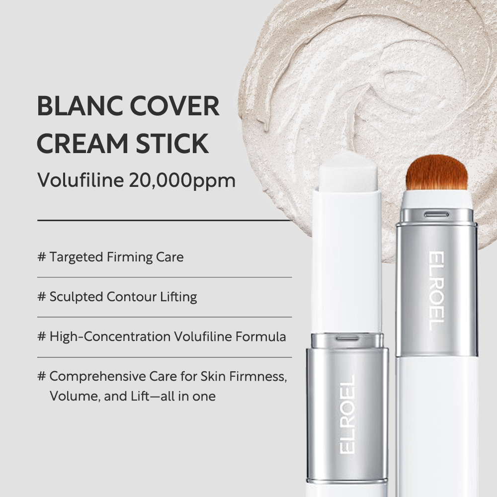 Krēmveida tonālais stiks ELROEL Blanc Cover Cream Stick