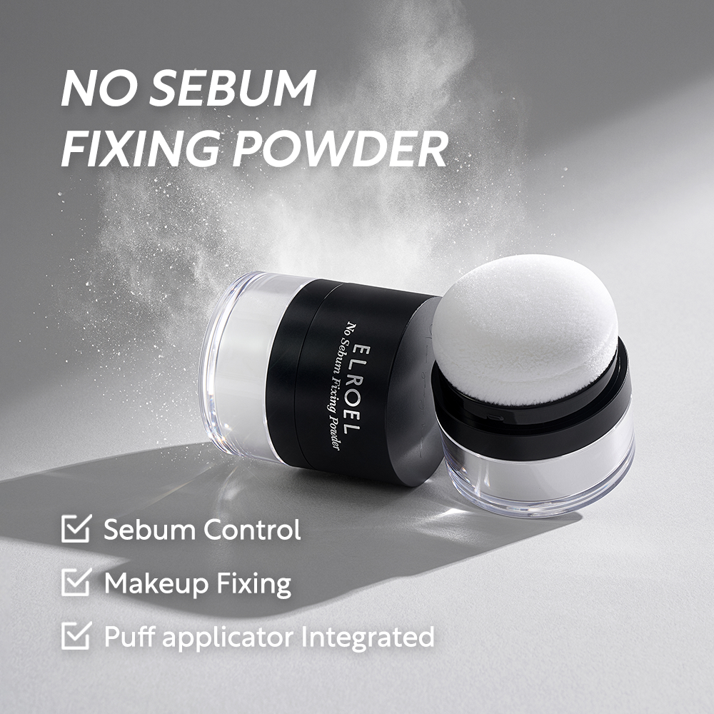 Smalks fiksējošs pūderis ELROEL No Sebum Fixing Powder