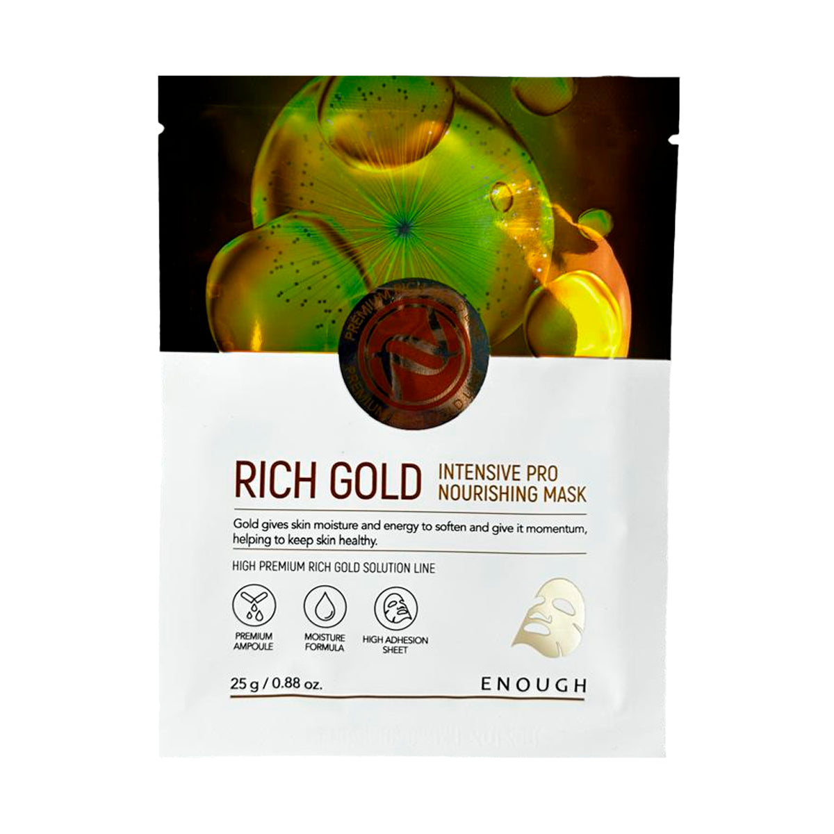 Barojoša lokšņu maska Enough Rich Gold Intensive Pro Nourishing Mask