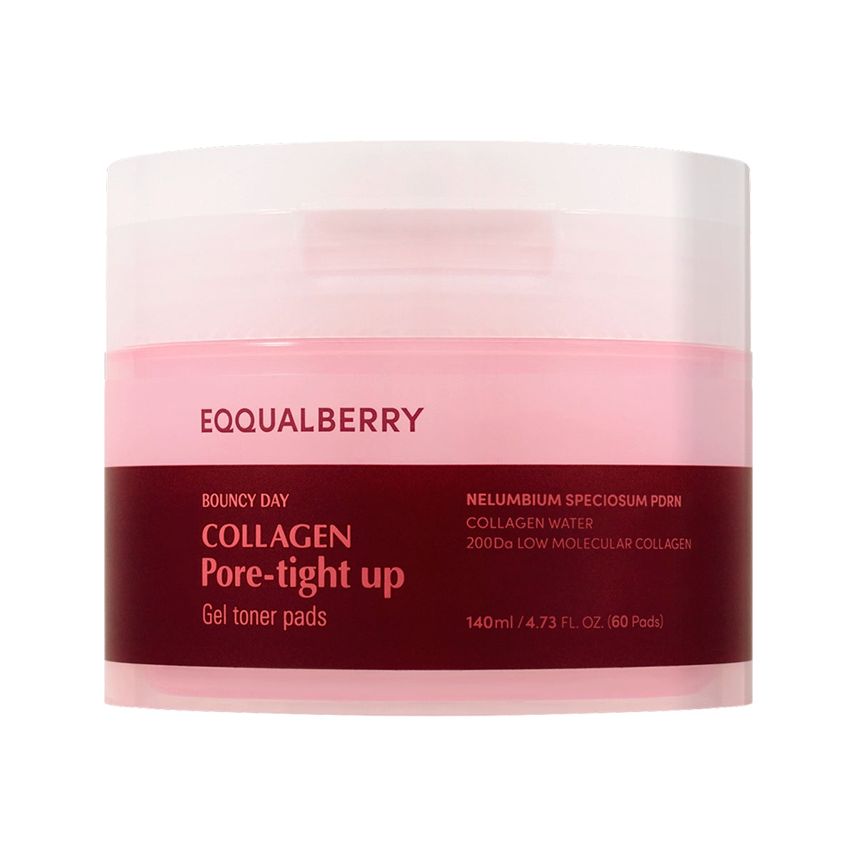 Гелевые коллагеновые тонер-пэды для сужения пор EQQUALBERRY Collagen Pore-Tight Up Gel Toner Pads