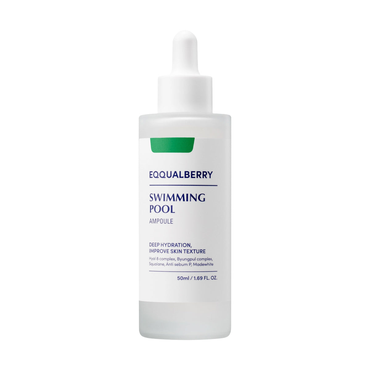 Глубоко увлажняющая и успокаивающая сыворотка для лица EQQUALBERRY Swimming Pool Ampoule
