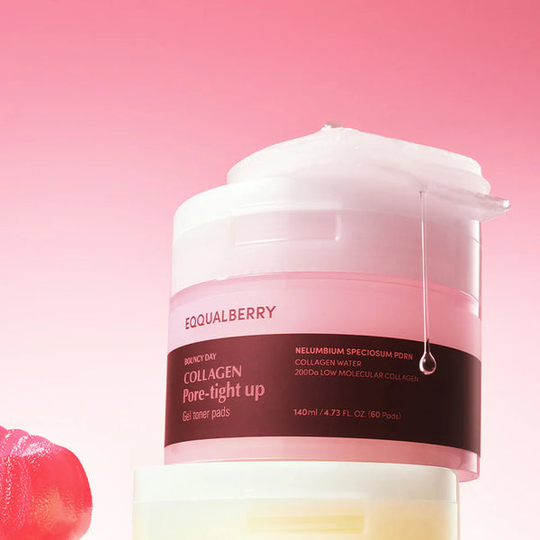 Гелевые коллагеновые тонер-пэды для сужения пор EQQUALBERRY Collagen Pore-Tight Up Gel Toner Pads