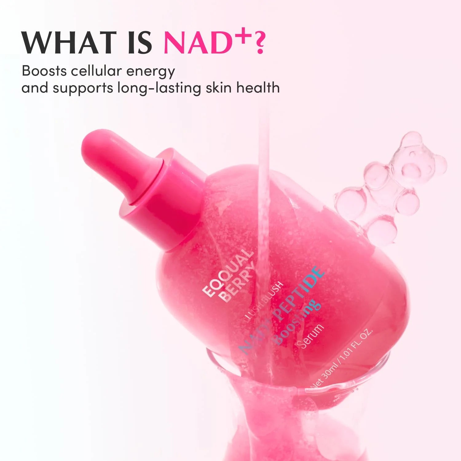 Укрепляющая сыворотка с пептидами Eqqualberry NAD+ Peptide Boosting Serum
