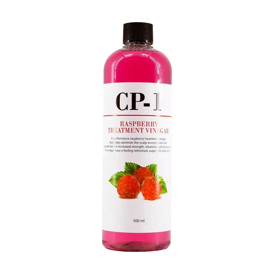 Kondicionieris-skalotājs matiem ar sastāvā iekļautu aveņu etiķi Esthetic House CP-1 Raspberry Treatment Vinegar