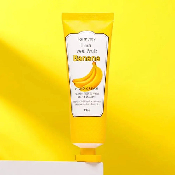Roku krēms ar banānas ekstraktu FARMSTAY I am Real Fruit Banana Hand Cream