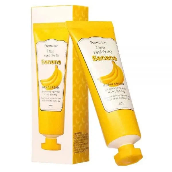 Roku krēms ar banānas ekstraktu FARMSTAY I am Real Fruit Banana Hand Cream