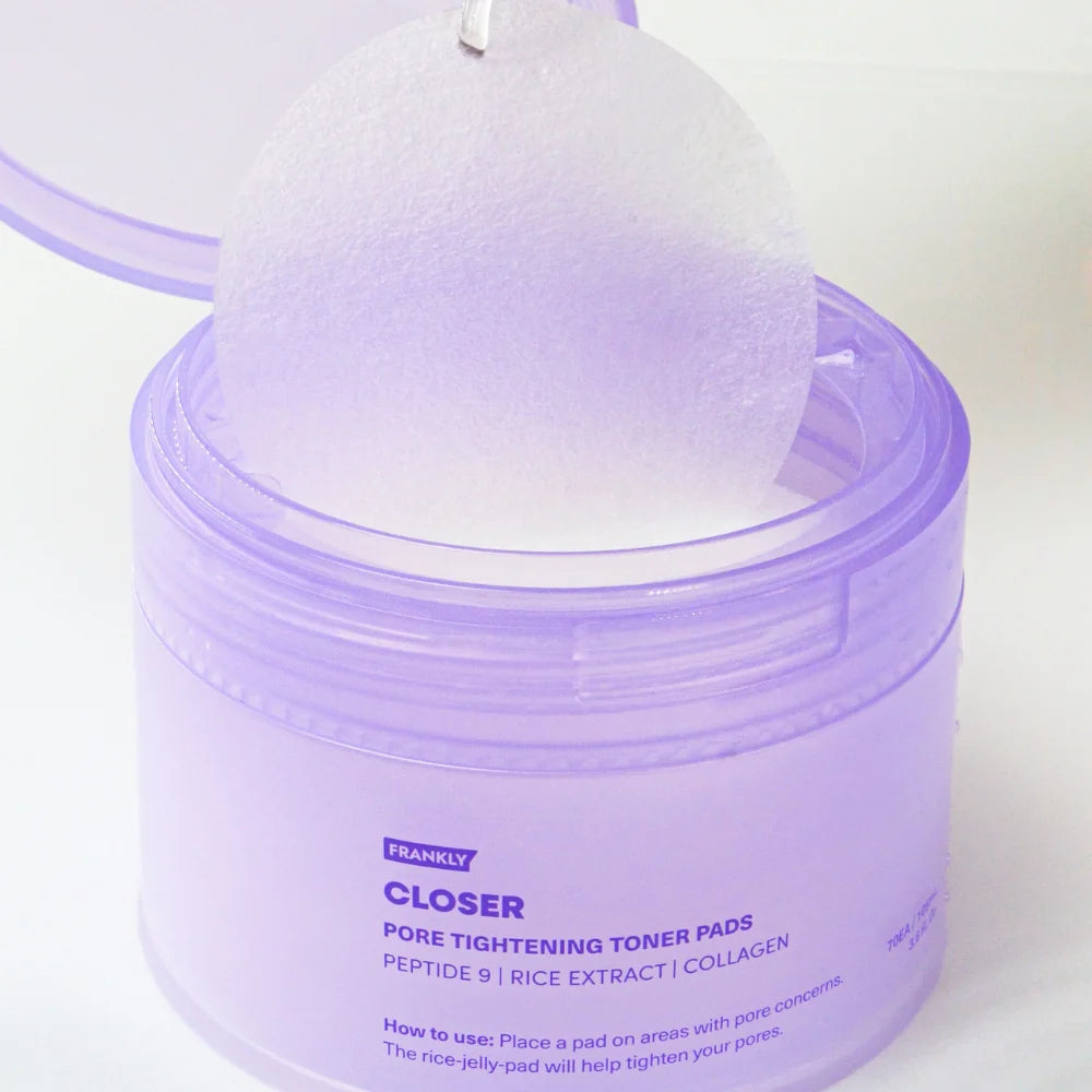 Poru sašaurinoši tonera spilventiņi FRANKLY Closer Pore Tightening Toner Pads