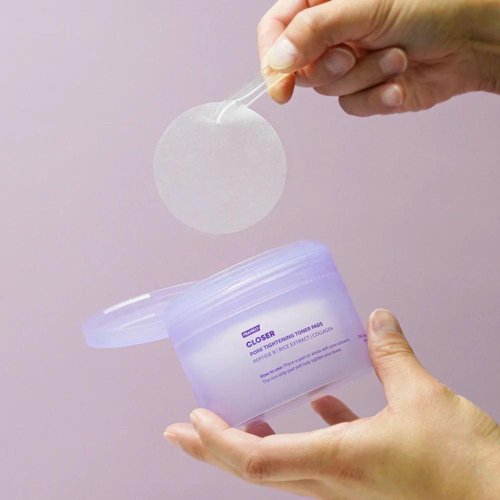 Poru sašaurinoši tonera spilventiņi FRANKLY Closer Pore Tightening Toner Pads