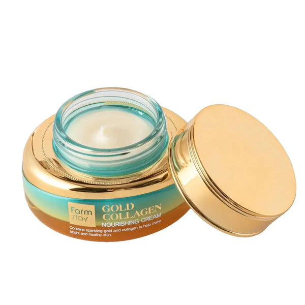 Barojošs krēms ar kolagēnu FarmStay Gold Collagen Nourishing Cream