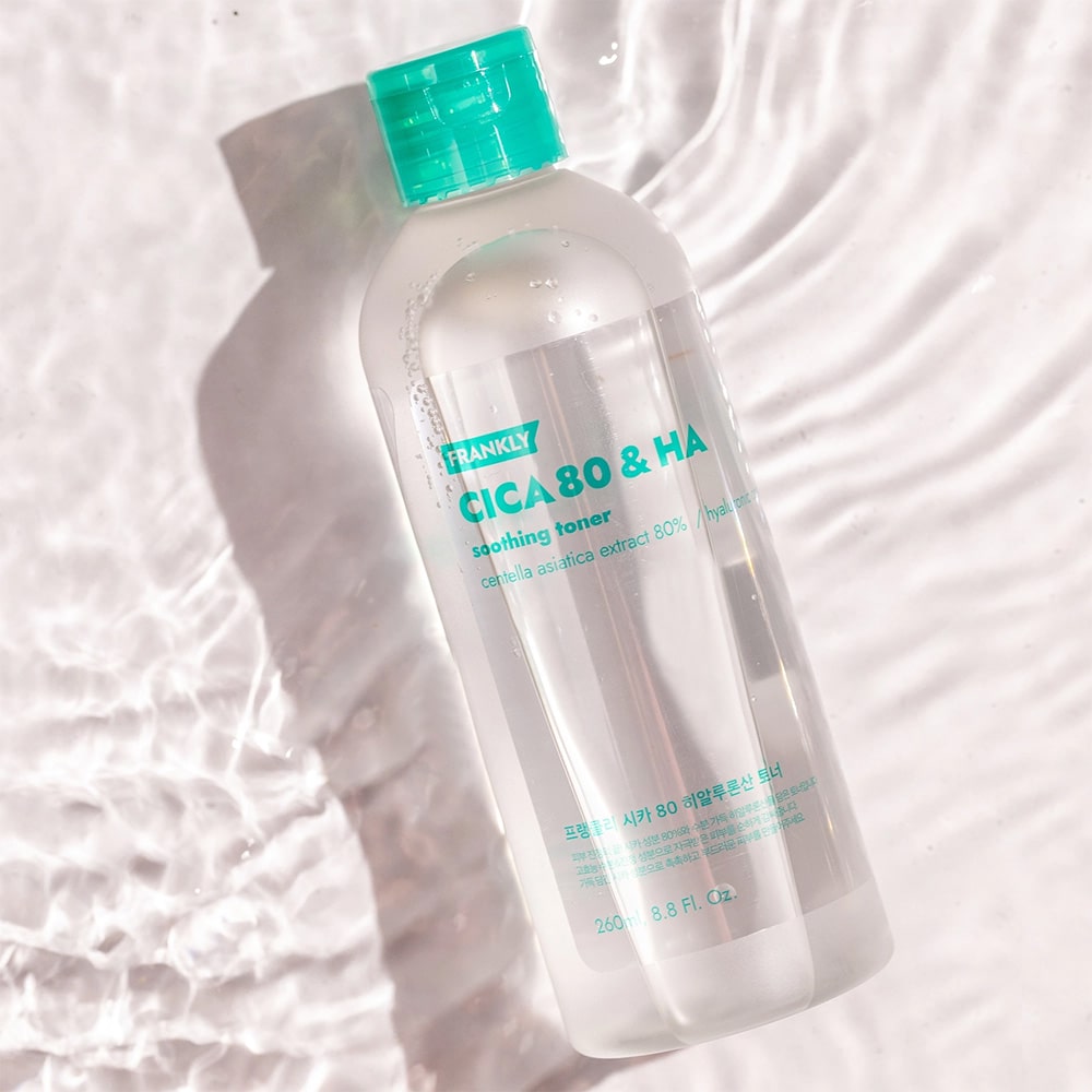 Nomierinošs toneris Frankly CICA 80 & Hyaluronic Acid Toner