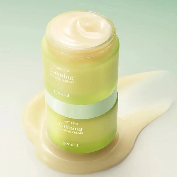 Nomierinošs un mitrinošs krēms GOODAL Heartleaf Calming Moisture Cream