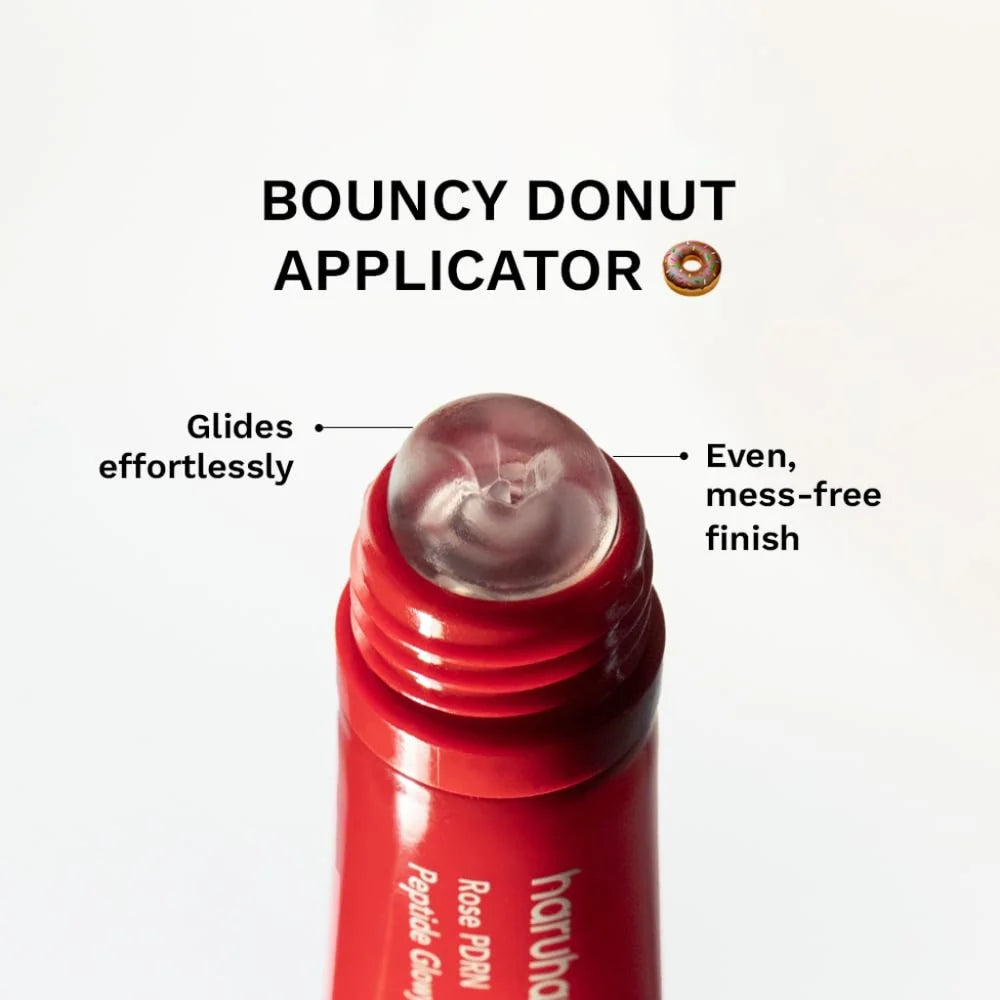 Lūpu balzams Haruharu Wonder Rose PDRN Peptide Glowy Balm