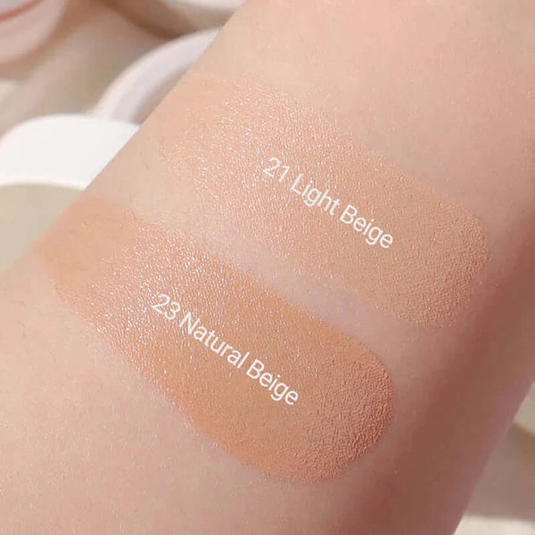 Mitrinošs tonālais krēms-kušons mirdzuma piešķiršanai ādai ar refilu Heimish Artless Perfect Cushion SPF50+ PA+++