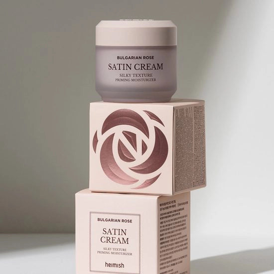 Barojošs krēms ar rozi sausai ādai Heimish Bulgarian Rose Satin Cream