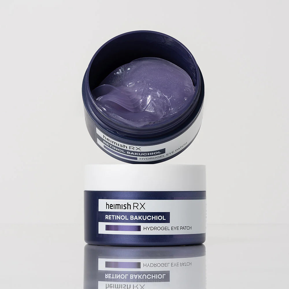 Hidrogela spilventiņi ar bakučiolu un retinolu Heimish RX Retinol Bakuchiol Hydrogel Eye Patch