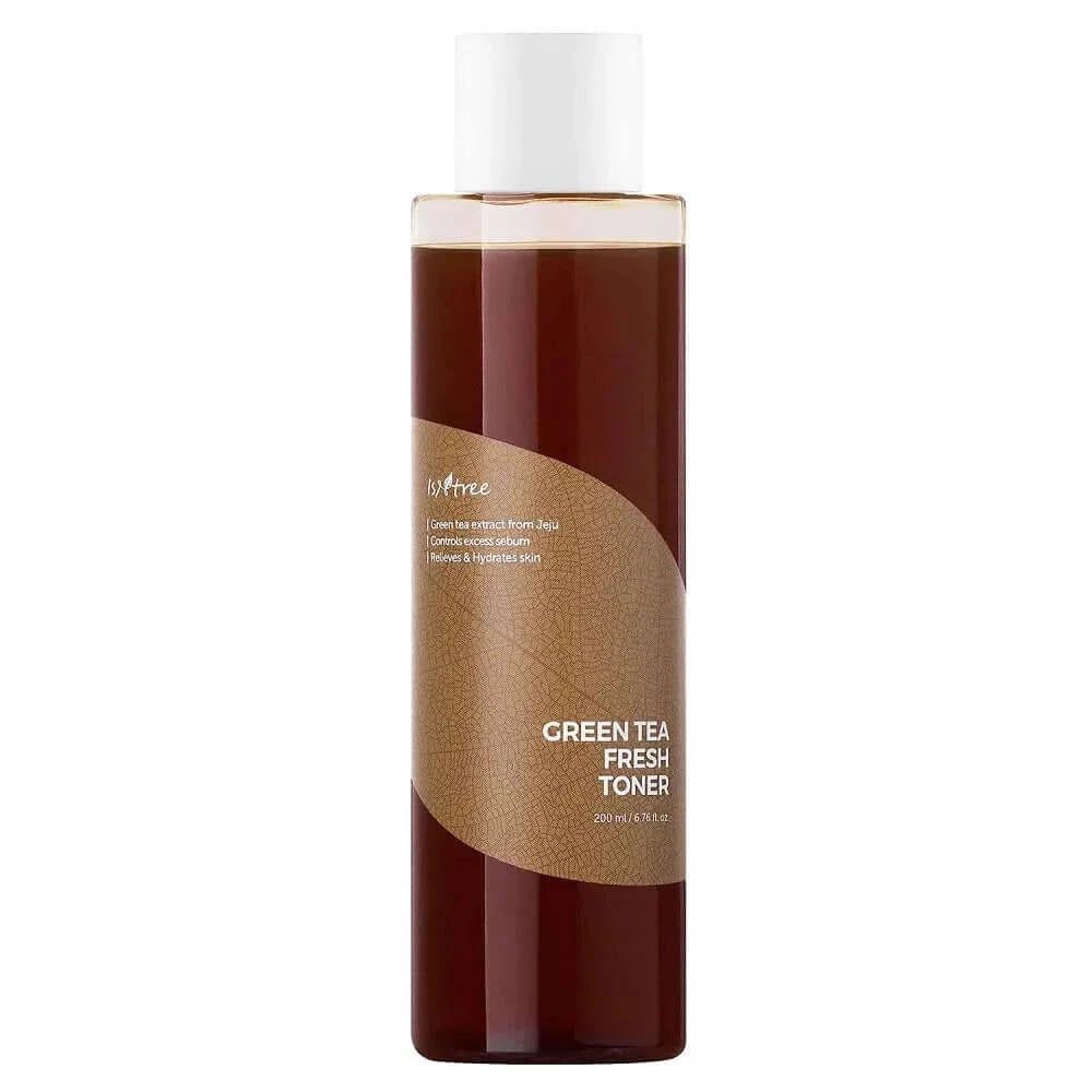 Atsvaidzinošs zaļās tējas toneris bez spirta 80% IsNtree Green Tea Fresh Toner