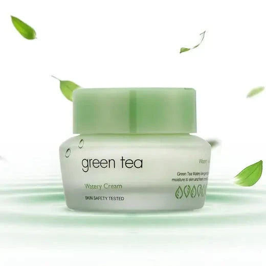 Krēms ar zaļās tējas ekstraktu kombinētai un taukainai ādai It's Skin Green Tea Watery Cream