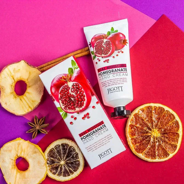 Intensīvi mitrinošs roku krēms Jigott Real Moisture Pomegranate Hand Cream