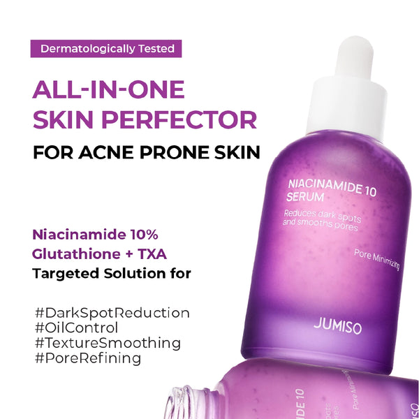 Осветляющая и выравнивающая сыворотка Jumiso Niacinamide 10 Serum