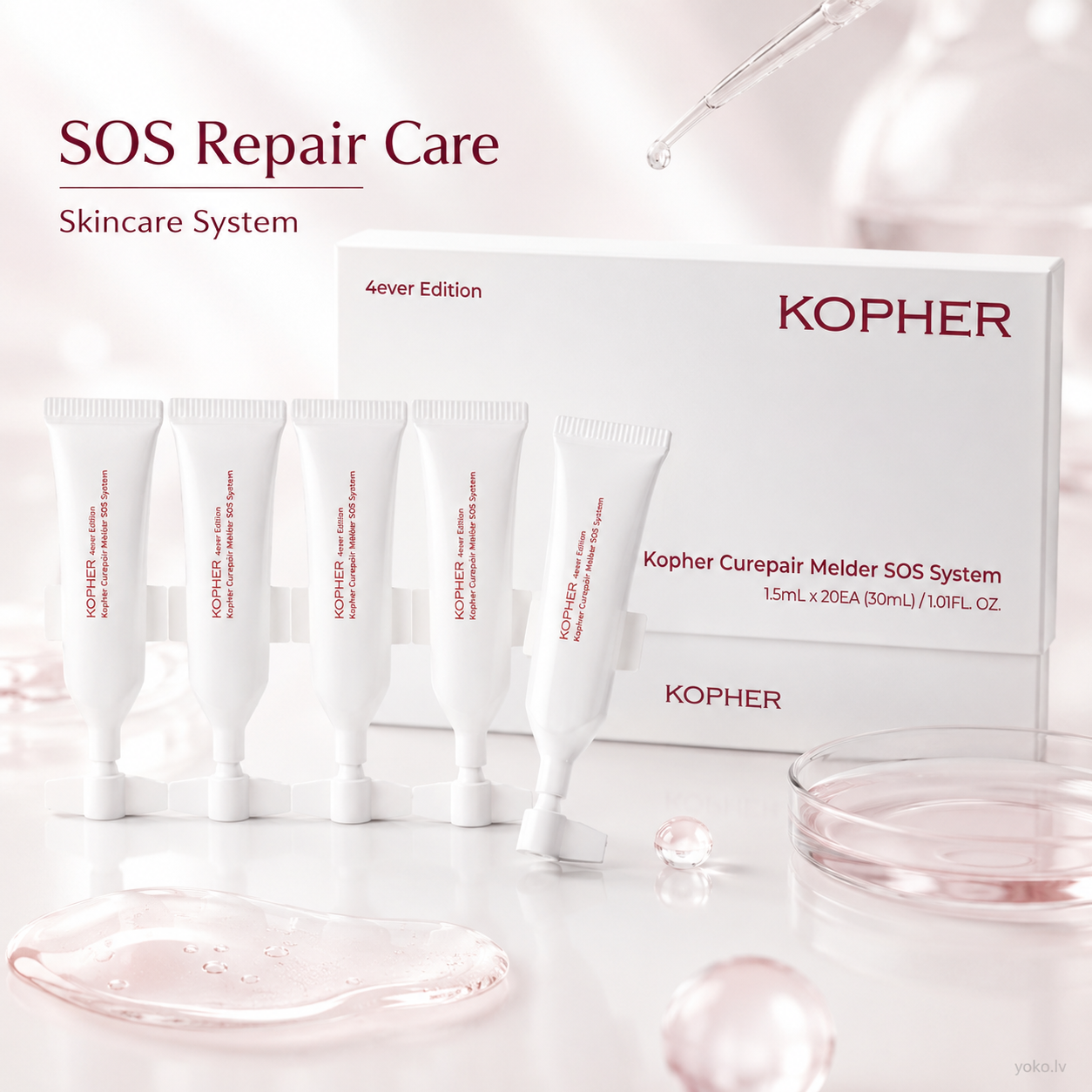 Ampulu komplekts Kopher Curepair Melder SOS System