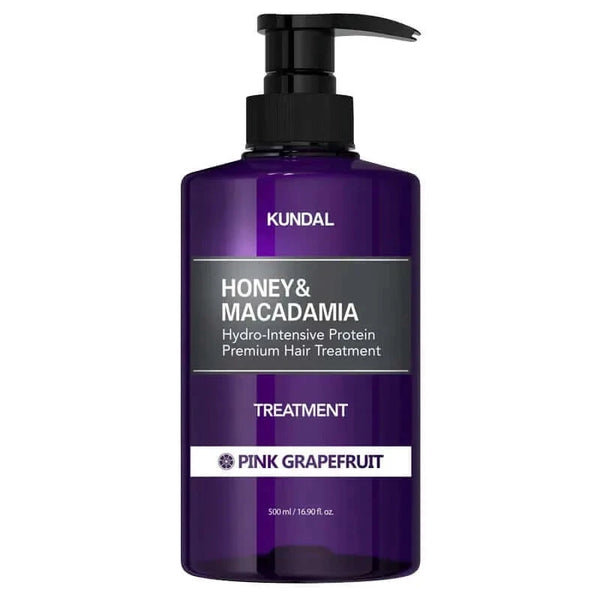 KUNDAL Honey & Macadamia Treatment Pink Grapefruit - Matu Kopšanas Līdzeklis ar Rozā Greipfrūta Aromātu