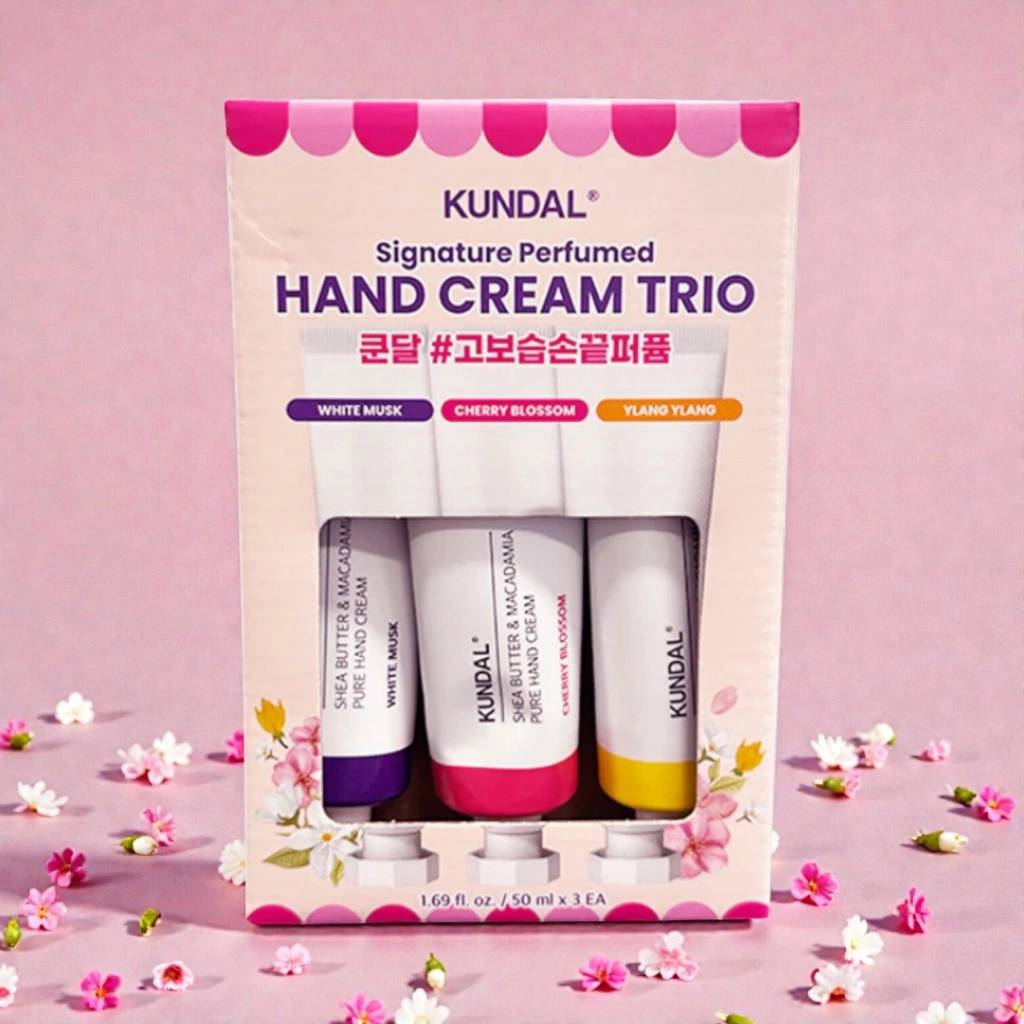 Набор кремов для рук Kundal Signature Perfumed Hand Cream Trio