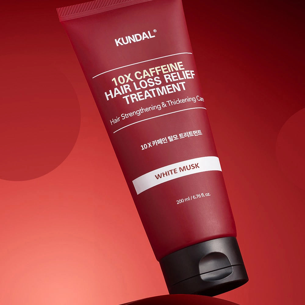 Укрепляющий уход для волос Kundal 10X Caffeine Strengthening Treatment White Musk