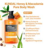 Dušas želeja ķermenim Kundal Honey & Macadamia Pure Body Wash